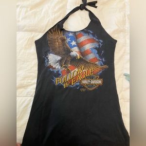 Vintage Harley Davidson Halter top/dress